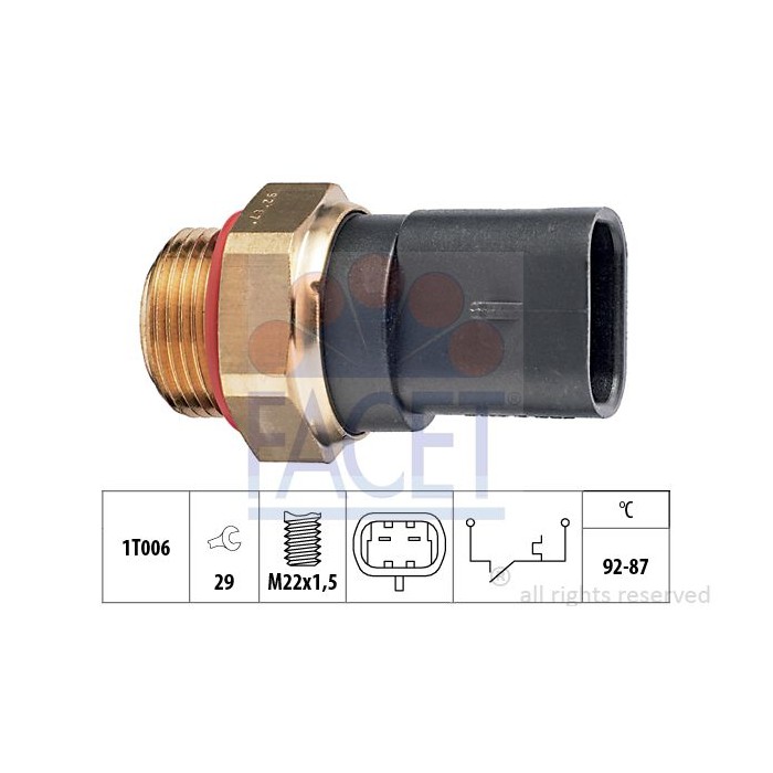 FACET Made in Italy - Temperaturschalter, Kühlerlüfter 7.5187