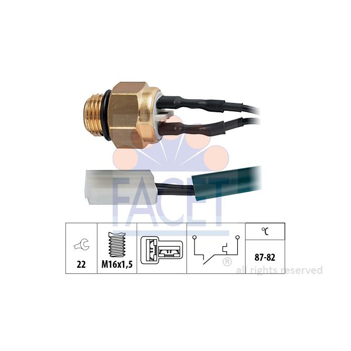 FACET Made in Italy - Temperaturschalter, Kühlerlüfter 7.5199