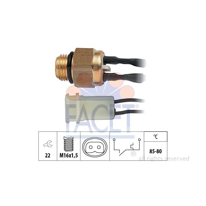 FACET Made in Italy - Temperaturschalter, Kühlerlüfter 7.5217
