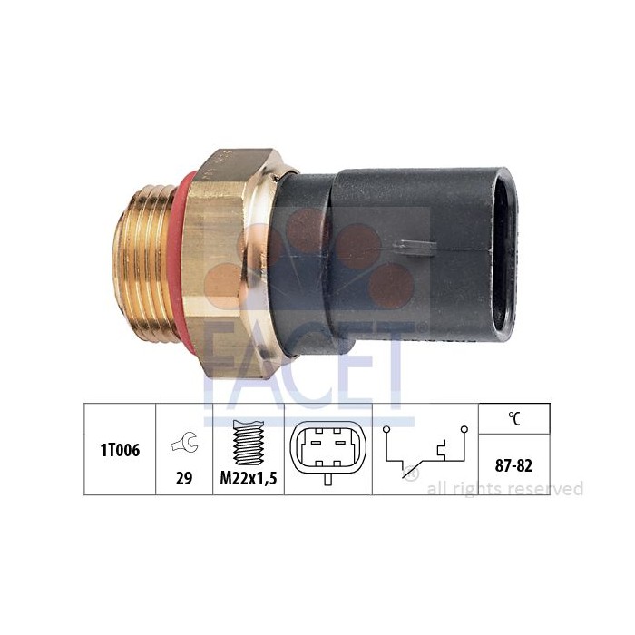 FACET Made in Italy - Temperaturschalter, Kühlerlüfter 7.5230