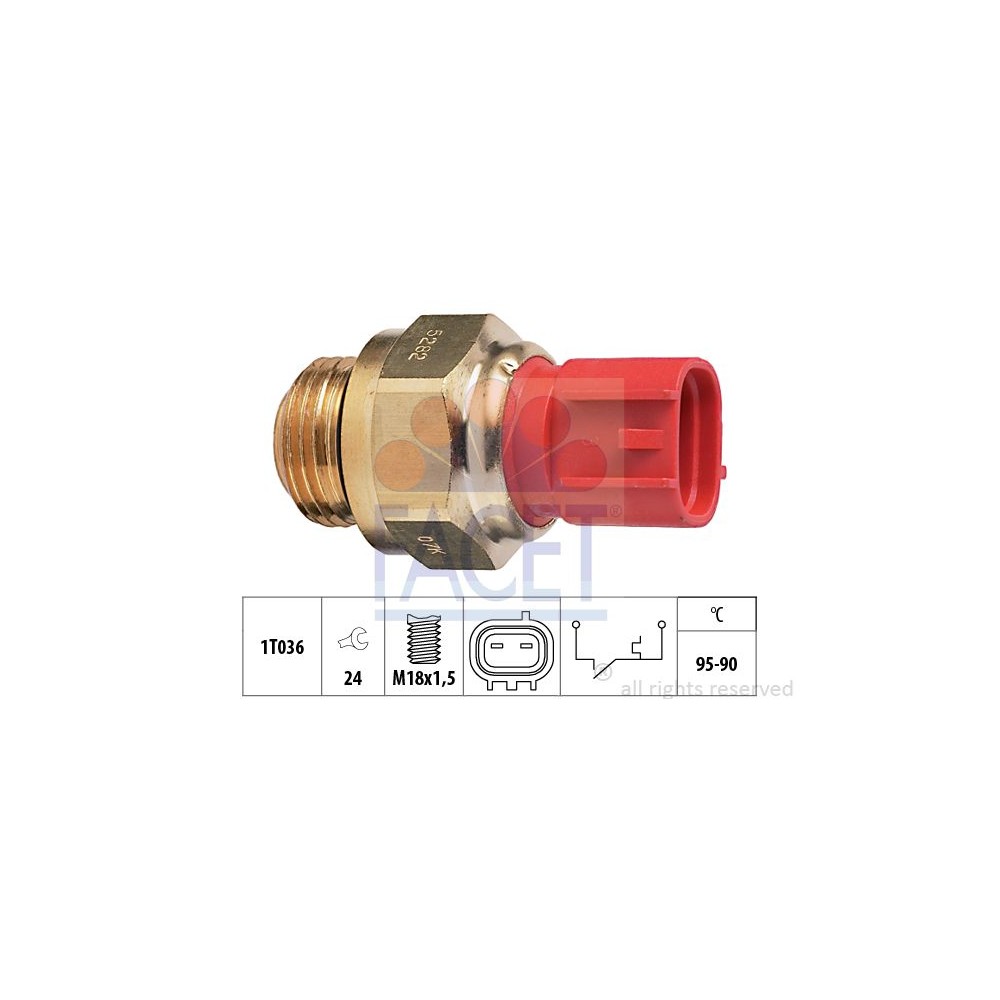 FACET Made in Italy - Temperaturschalter, Kühlerlüfter 7.5282
