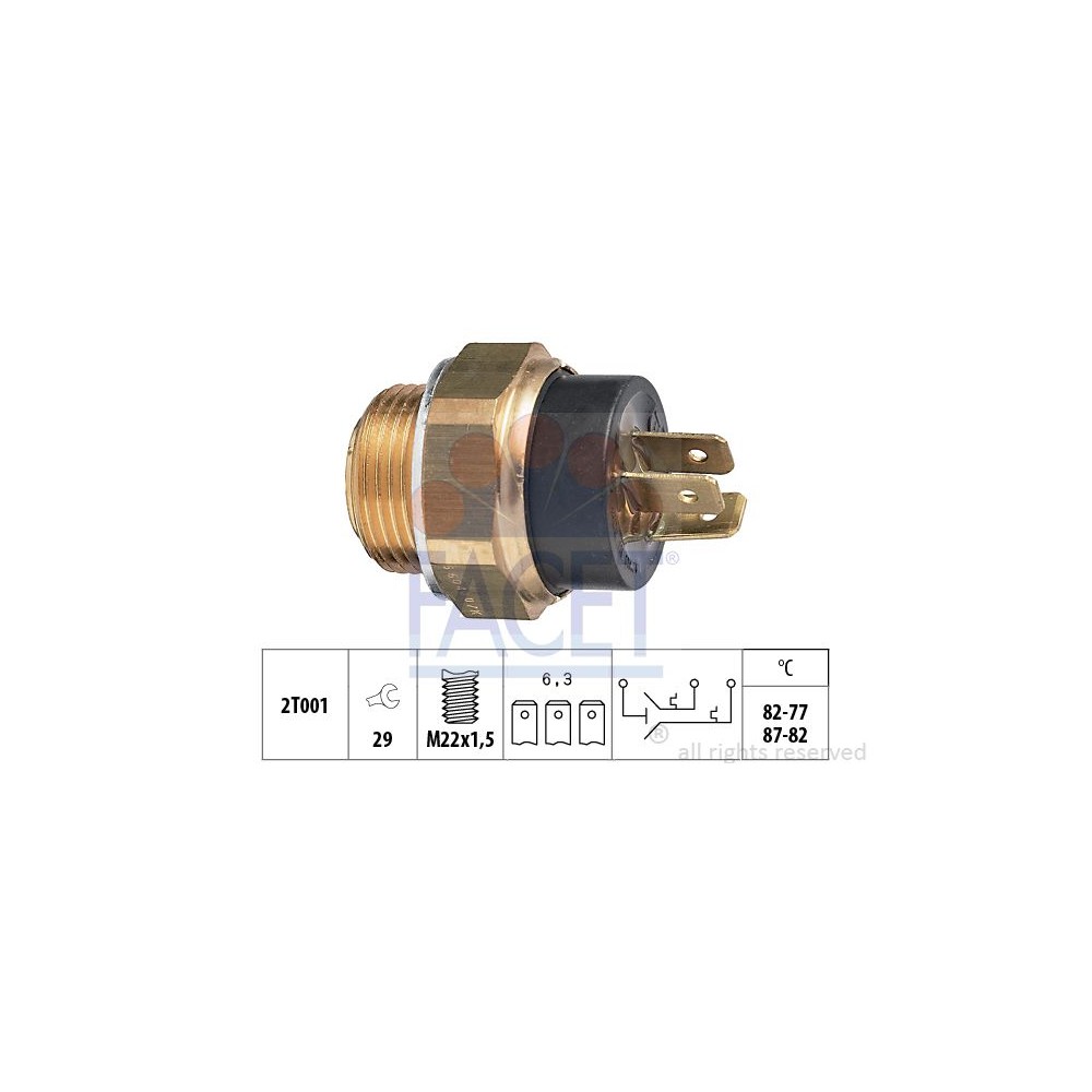 FACET Made in Italy - Temperaturschalter, Kühlerlüfter 7.5604