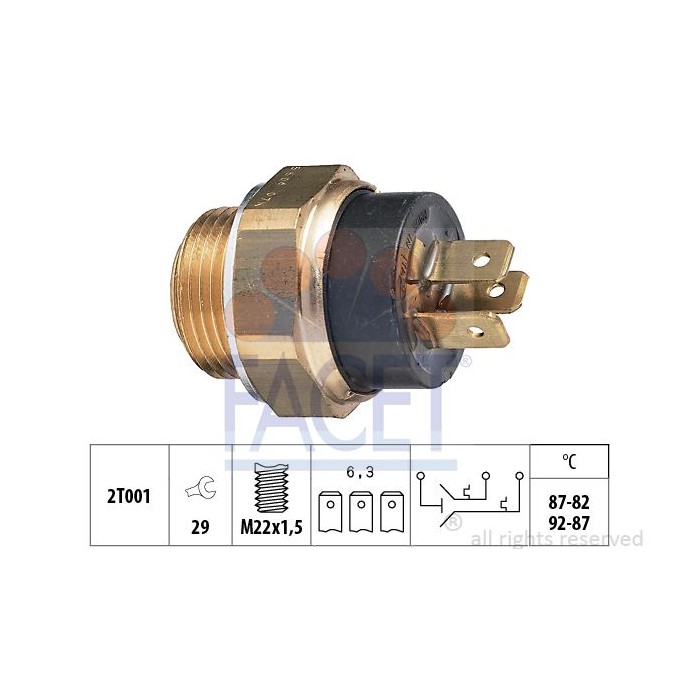 FACET Made in Italy - Temperaturschalter, Kühlerlüfter 7.5606
