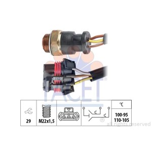 FACET Made in Italy - Temperaturschalter, Kühlerlüfter 7.5615