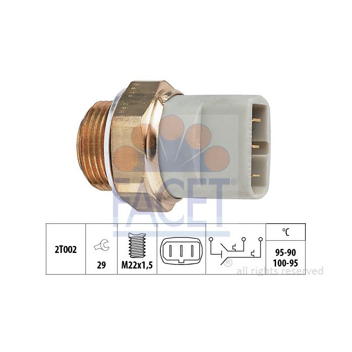 FACET Made in Italy - Temperaturschalter, Kühlerlüfter 7.5616