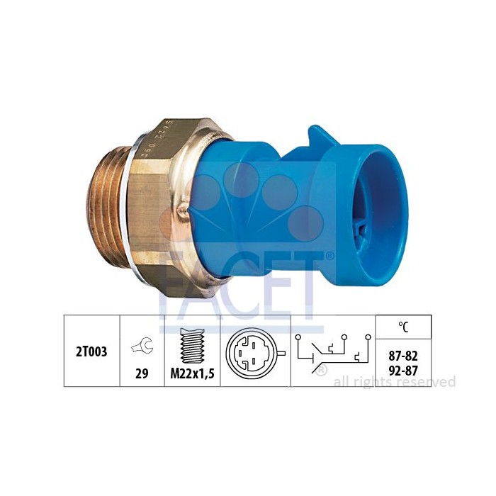 FACET Made in Italy - Temperaturschalter, Kühlerlüfter 7.5622