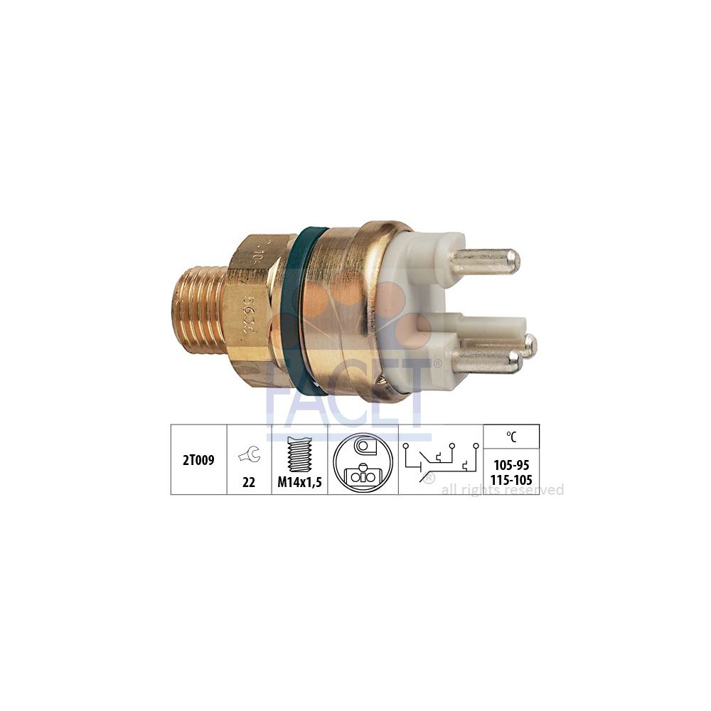 FACET Made in Italy - Temperaturschalter, Kühlerlüfter 7.5636