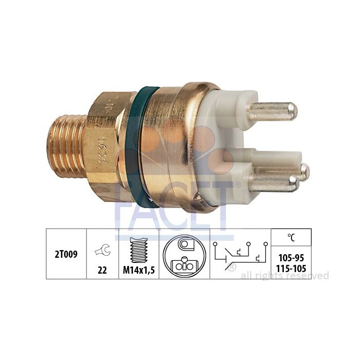 FACET Made in Italy - Temperaturschalter, Kühlerlüfter 7.5636