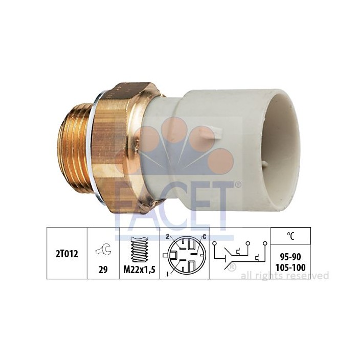 FACET Made in Italy - Temperaturschalter, Kühlerlüfter 7.5639