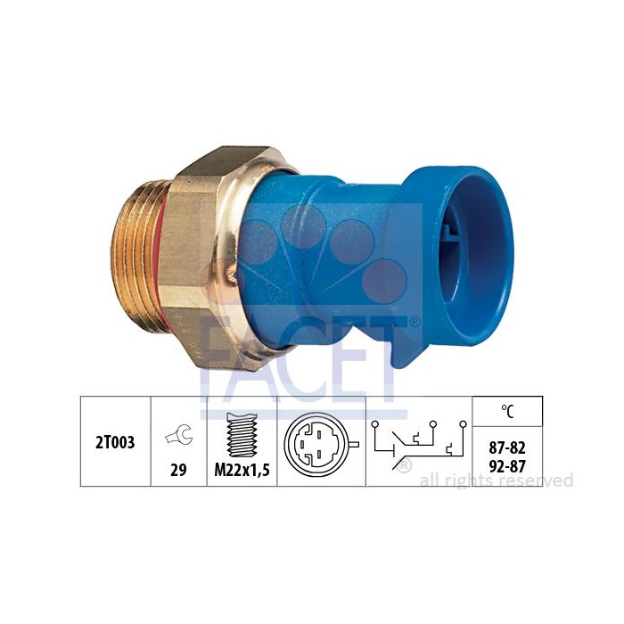 FACET Made in Italy - Temperaturschalter, Kühlerlüfter 7.5642