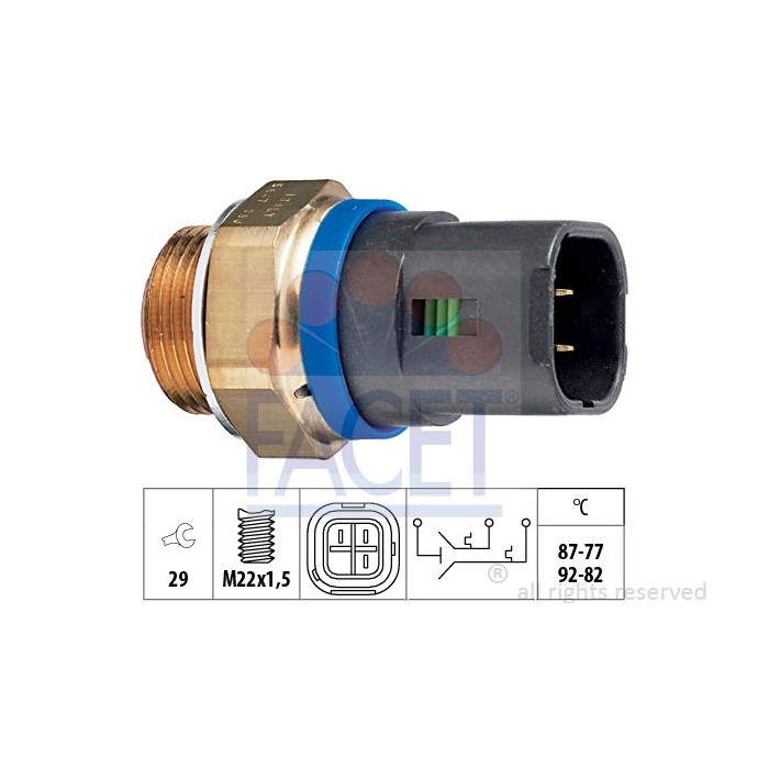 FACET Made in Italy - Temperaturschalter, Kühlerlüfter 7.5647