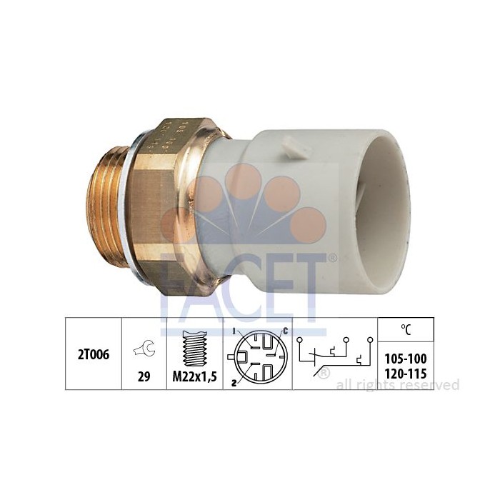 FACET Made in Italy - Temperaturschalter, Kühlerlüfter 7.5649