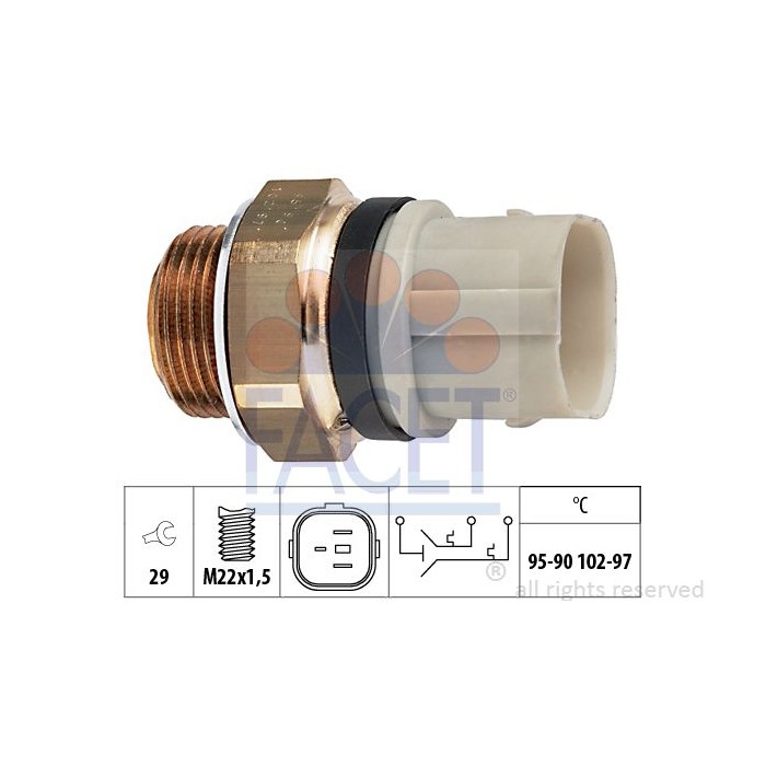 FACET Made in Italy - Temperaturschalter, Kühlerlüfter 7.5652