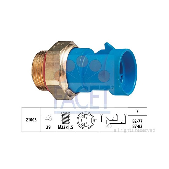 FACET Made in Italy - Temperaturschalter, Kühlerlüfter 7.5653