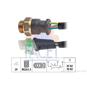 FACET Made in Italy - Temperaturschalter, Kühlerlüfter 7.5661