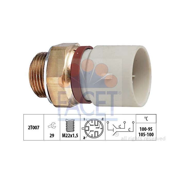 FACET Made in Italy - Temperaturschalter, Kühlerlüfter 7.5674