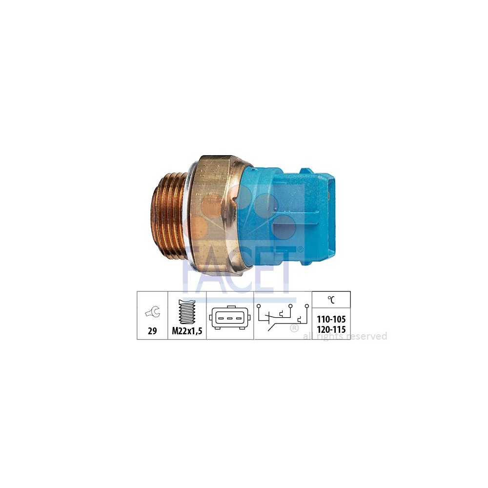 FACET Made in Italy - Temperaturschalter, Kühlerlüfter 7.5680