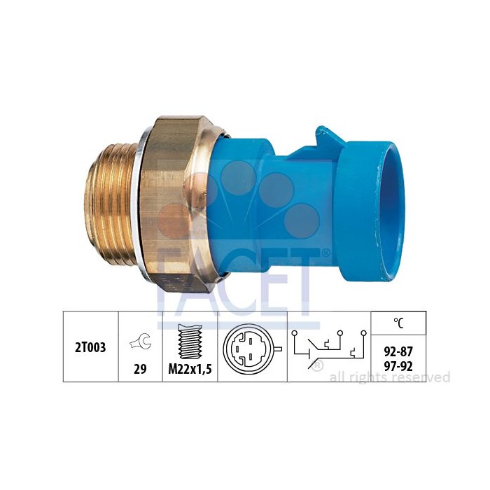 FACET Made in Italy - Temperaturschalter, Kühlerlüfter 7.5681