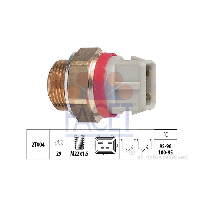 FACET Made in Italy - Temperaturschalter, Kühlerlüfter 7.5682