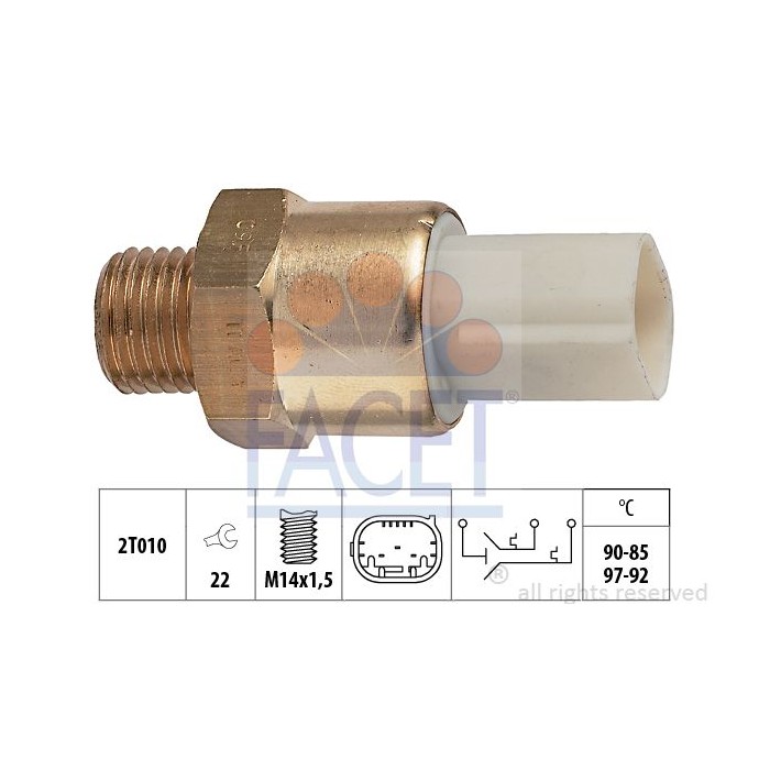 FACET Made in Italy - Temperaturschalter, Kühlerlüfter 7.5684