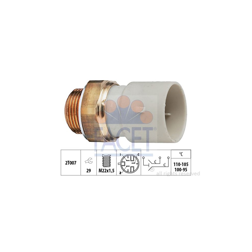 FACET Made in Italy - Temperaturschalter, Kühlerlüfter 7.5689