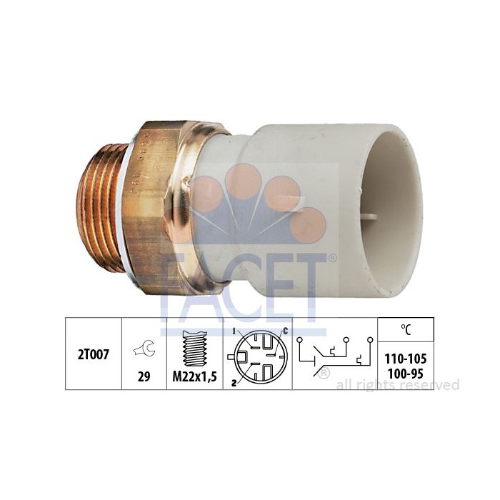 FACET Made in Italy - Temperaturschalter, Kühlerlüfter 7.5689