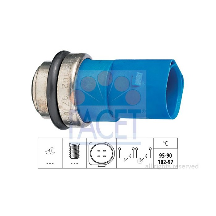 FACET Made in Italy - Temperaturschalter, Kühlerlüfter 7.5692