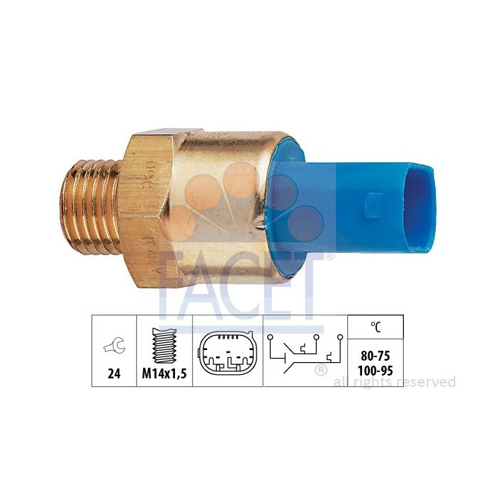FACET Made in Italy - Temperaturschalter, Kühlerlüfter 7.5694