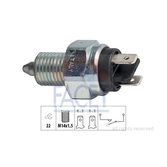 FACET Made in Italy - Schalter, Rückfahrleuchte 7.6001