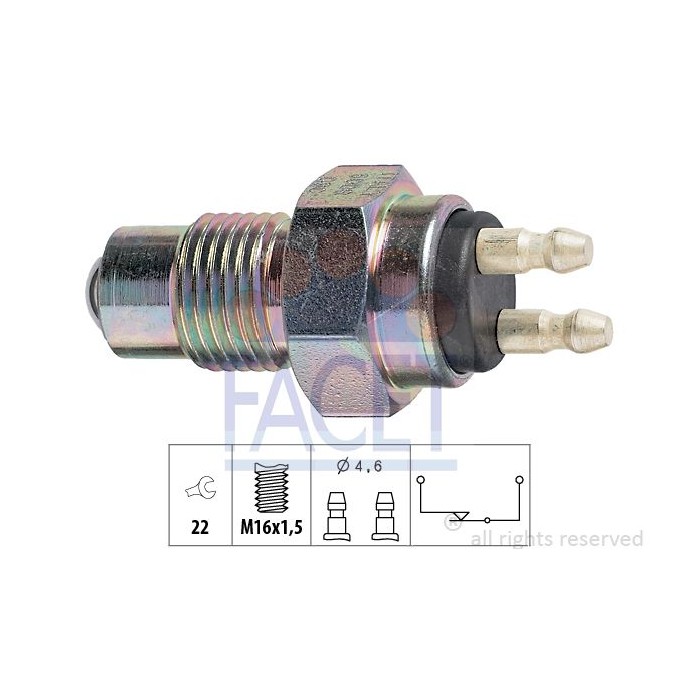 FACET Made in Italy - Schalter, Rückfahrleuchte 7.6008