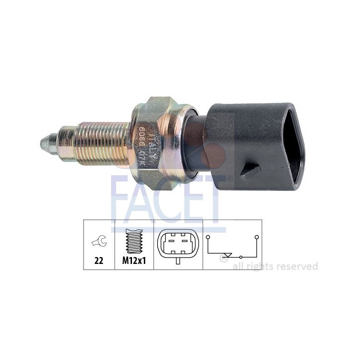 FACET Made in Italy - Schalter, Rückfahrleuchte 7.6066