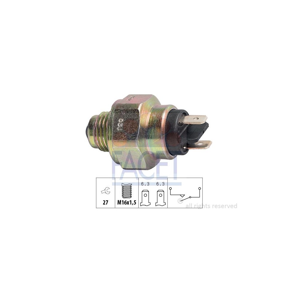 FACET Made in Italy - Schalter, Rückfahrleuchte 7.6074