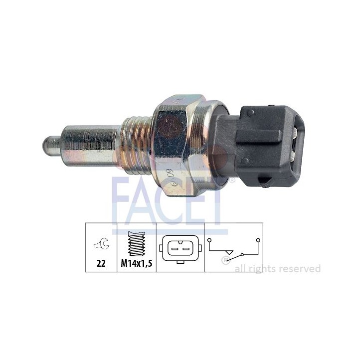FACET Made in Italy - Schalter, Rückfahrleuchte 7.6099