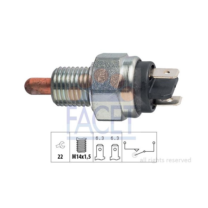 FACET Made in Italy - Schalter, Rückfahrleuchte 7.6124