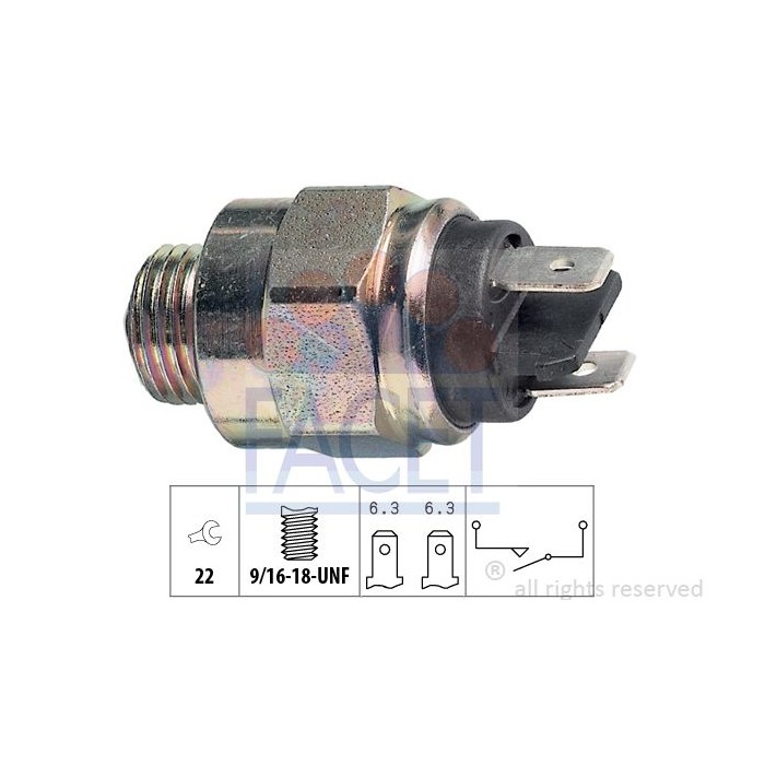 FACET Made in Italy - Schalter, Rückfahrleuchte 7.6127