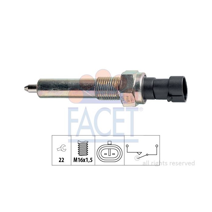 FACET Made in Italy - Schalter, Rückfahrleuchte 7.6143