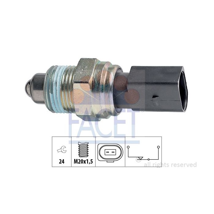 FACET Made in Italy - Schalter, Rückfahrleuchte 7.6205