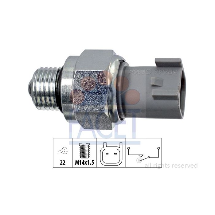 FACET Made in Italy - Schalter, Rückfahrleuchte 7.6272