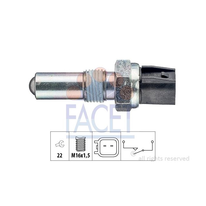 FACET Made in Italy - Schalter, Rückfahrleuchte 7.6283