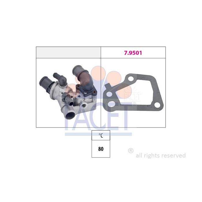 FACET Made in Italy - Thermostat, Kühlmittel 7.8101