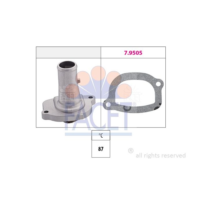 FACET Made in Italy - Thermostat, Kühlmittel 7.8124
