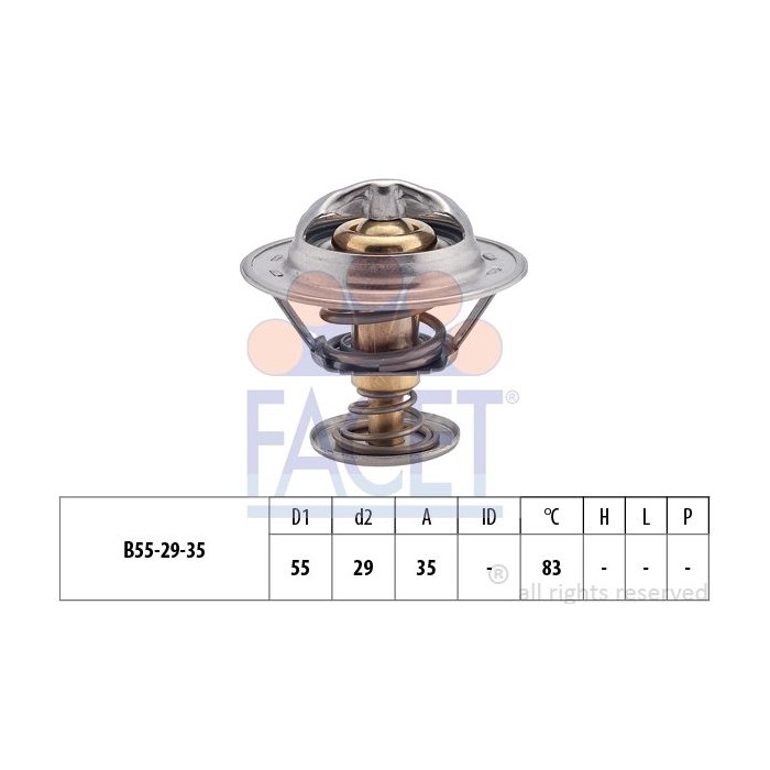 FACET Made in Italy - Thermostat, Kühlmittel 7.8323S