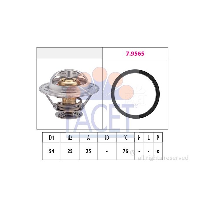 FACET Made in Italy - Thermostat, Kühlmittel 7.8328