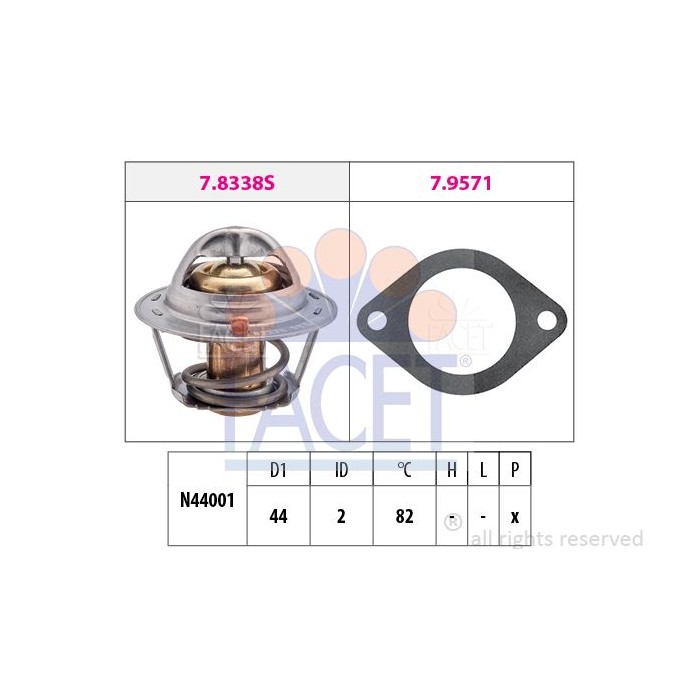 FACET Made in Italy - Thermostat, Kühlmittel 7.8338