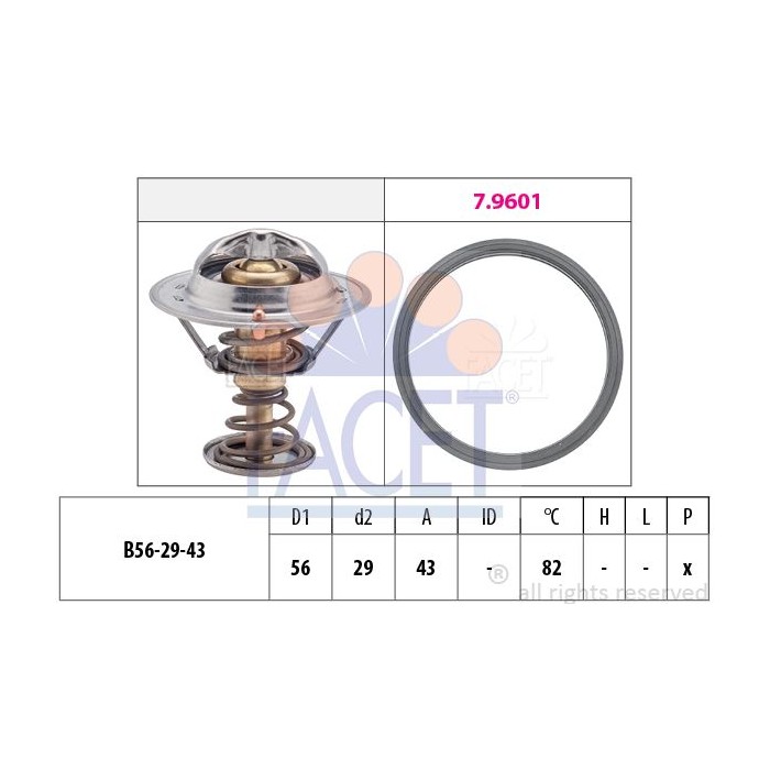 FACET Made in Italy - Thermostat, Kühlmittel 7.8339