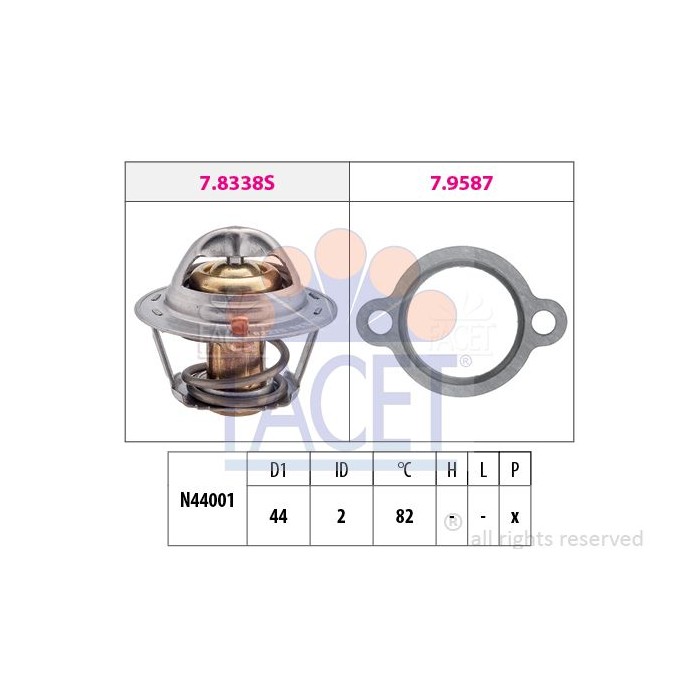 FACET Made in Italy - Thermostat, Kühlmittel 7.8368