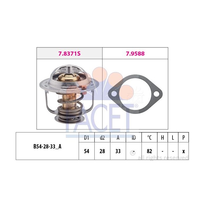 FACET Made in Italy - Thermostat, Kühlmittel 7.8371
