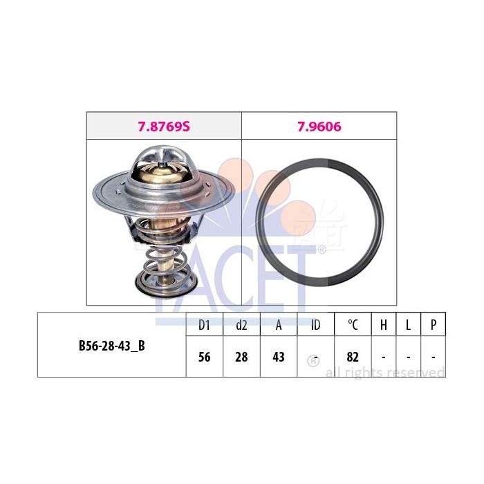 FACET Made in Italy - Thermostat, Kühlmittel 7.8413