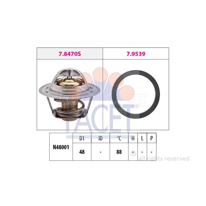 FACET Made in Italy - Thermostat, Kühlmittel 7.8470