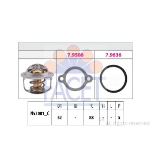 FACET Made in Italy - Thermostat, Kühlmittel 7.8514
